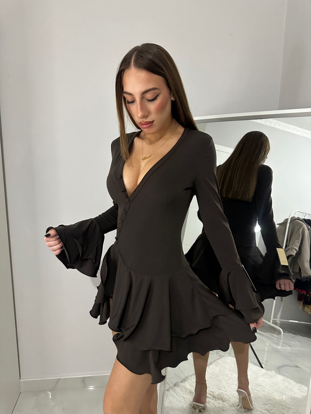 VESTITINO LUCY Marrone