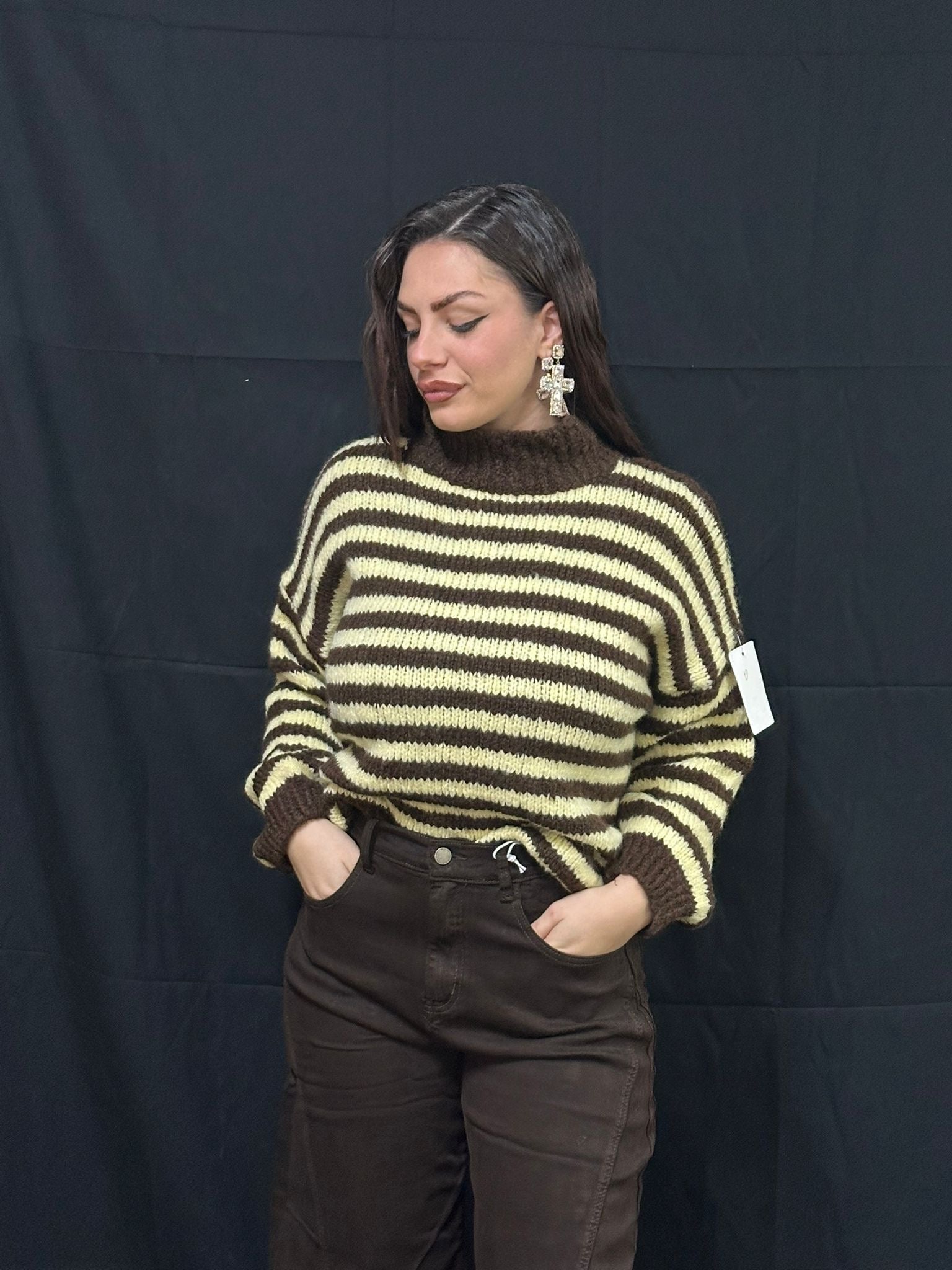 Maglione a righe 16,00€