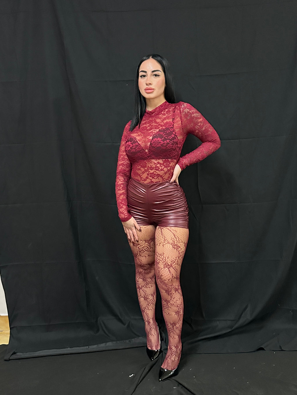 Body in pizzo bordò  10,00€