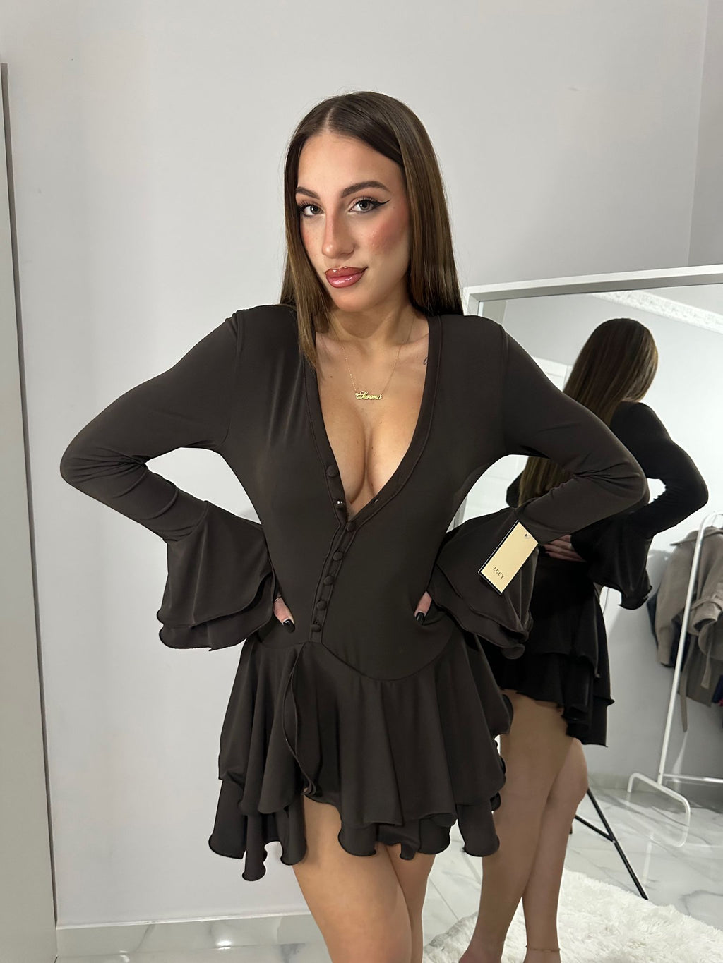 VESTITINO LUCY Marrone