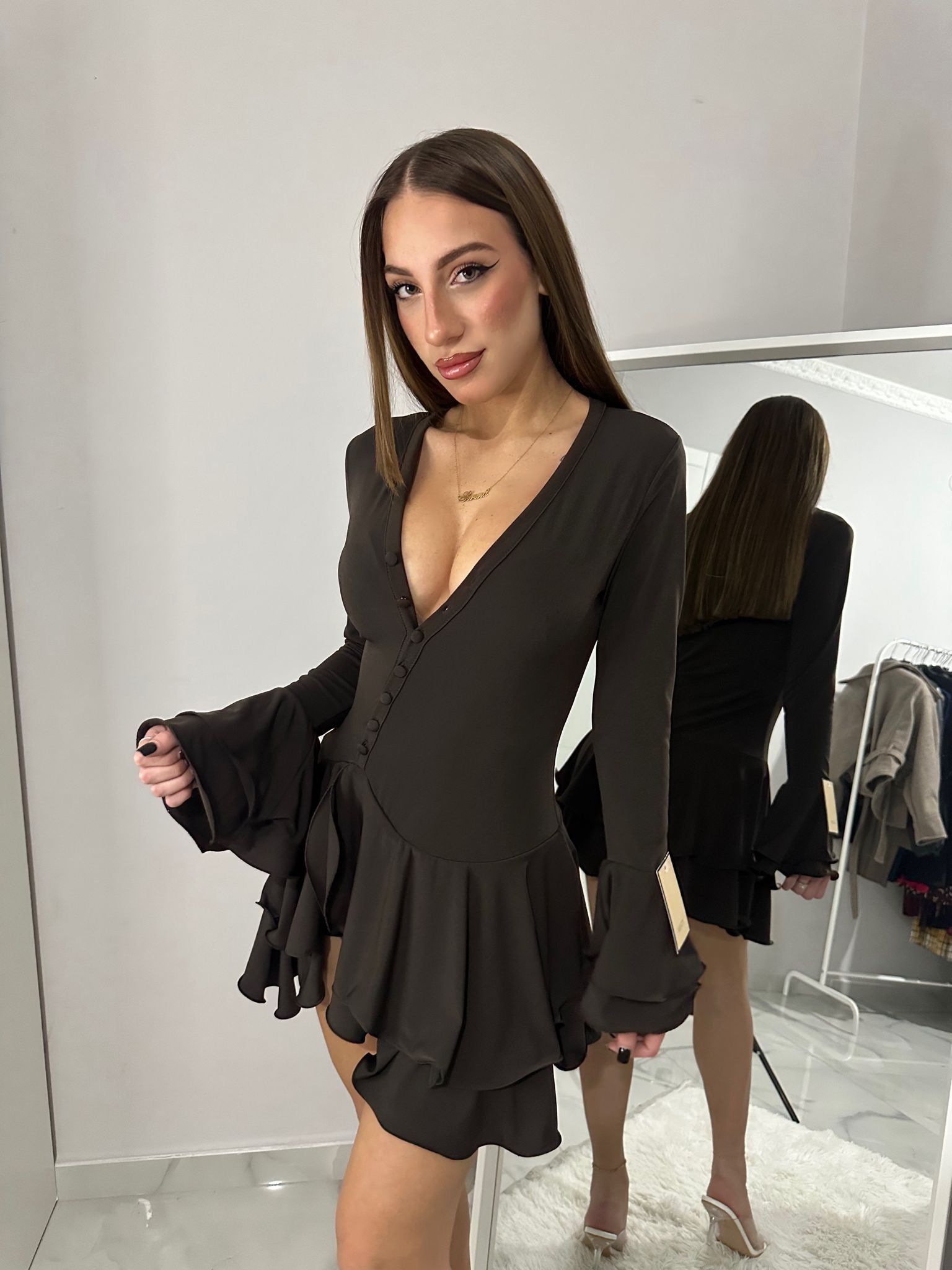 VESTITINO LUCY Marrone