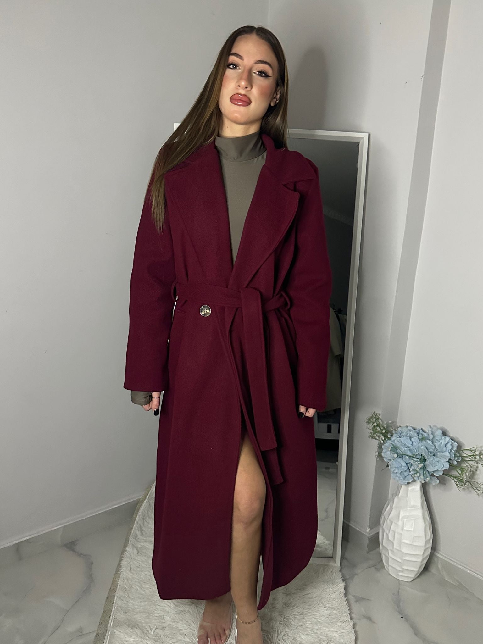 CAPPOTTO CHARLOTTE bordò