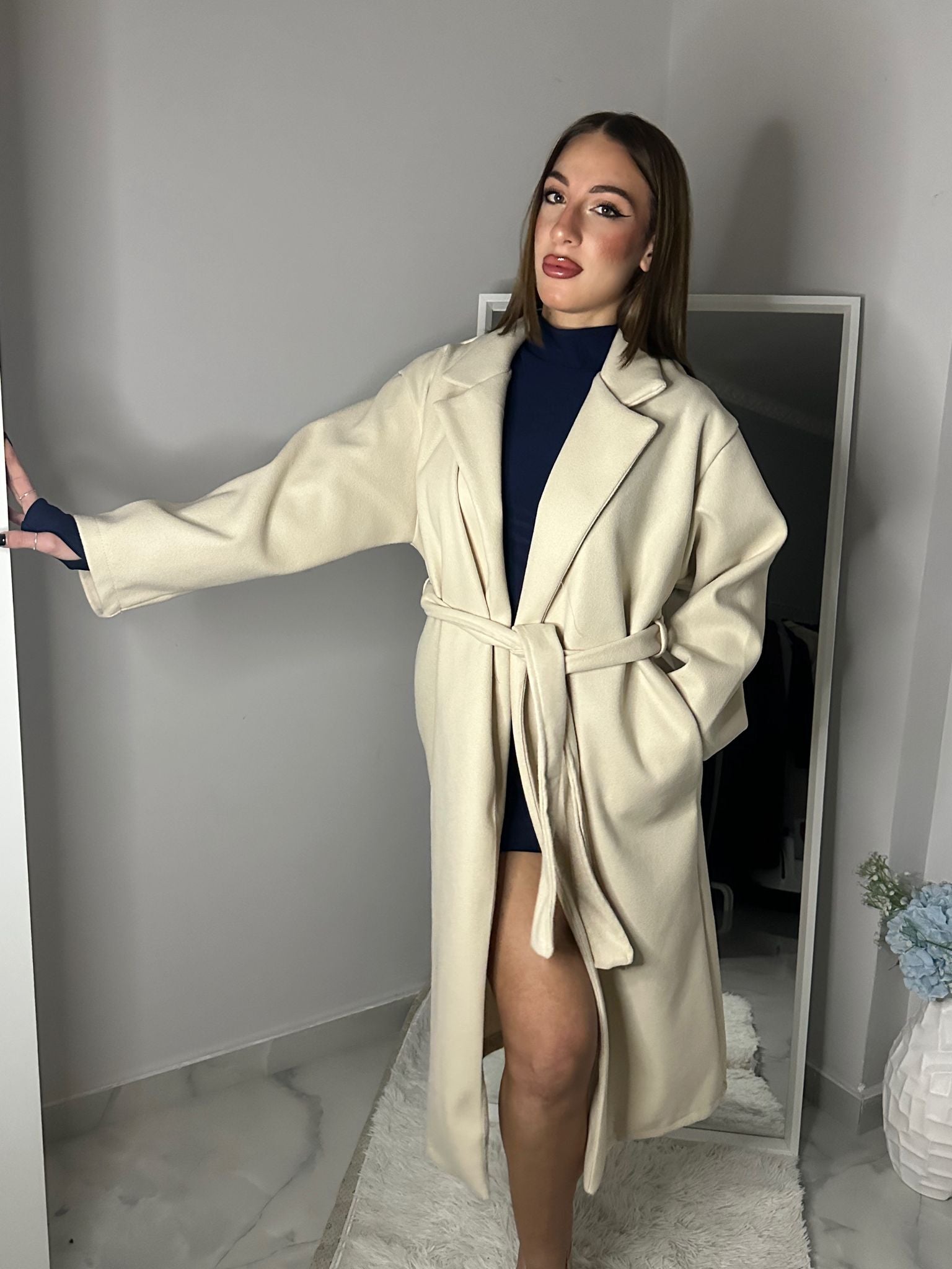 CAPPOTTO CHARLOTTE panna