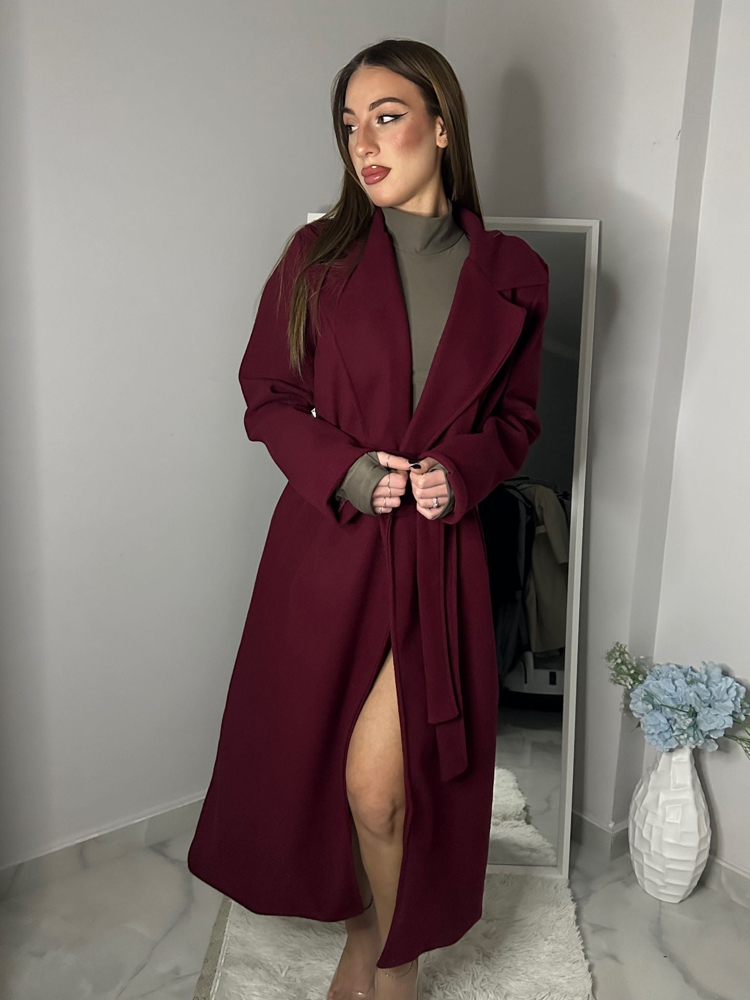 CAPPOTTO CHARLOTTE bordò