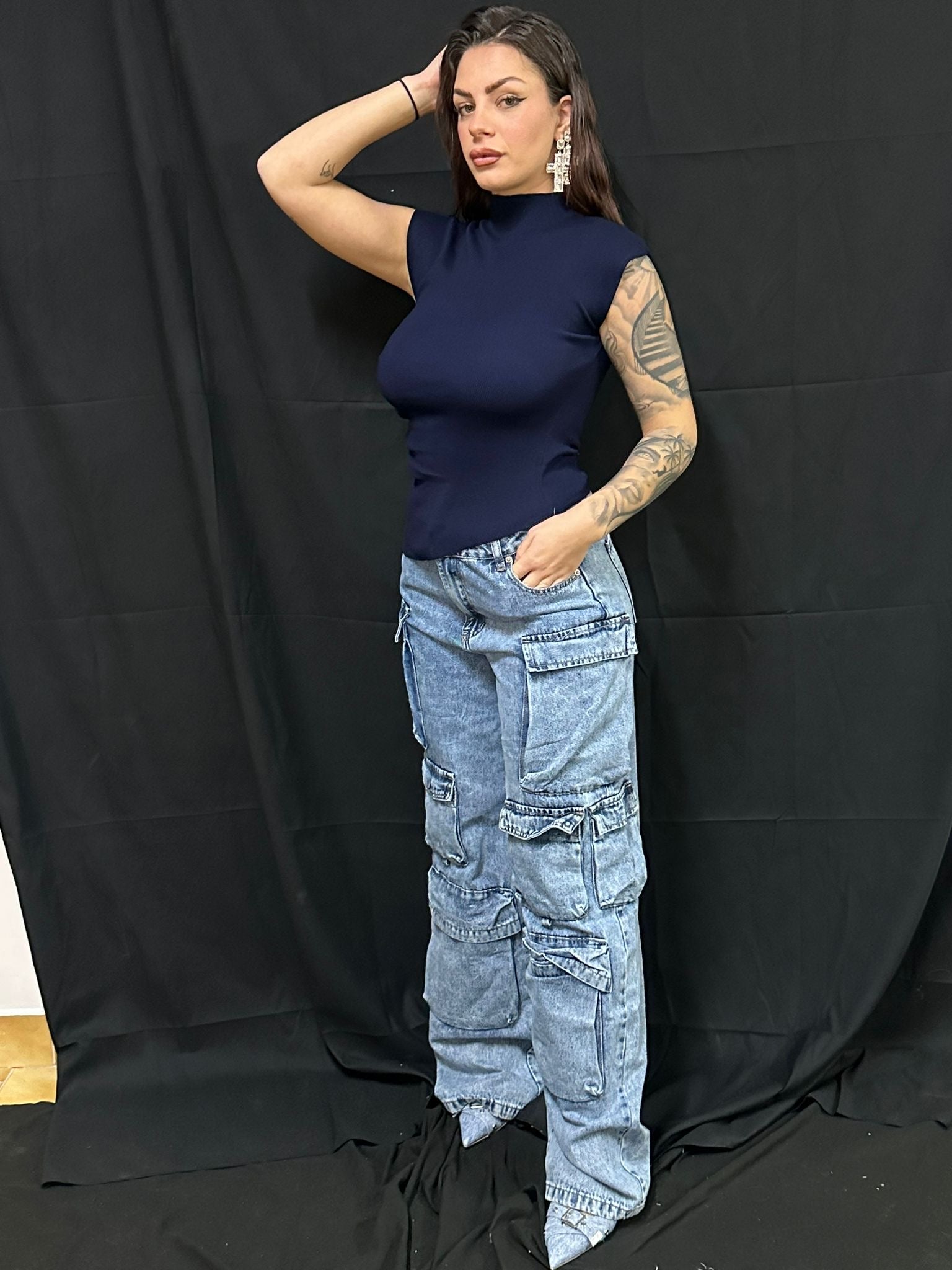 JEANS CARGO 10,00€